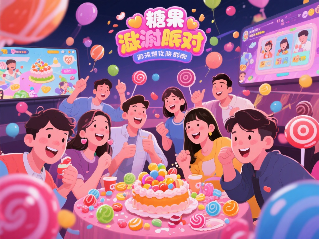 不仅仅是游戏交流，糖果派对群友还构筑了一个分享日常