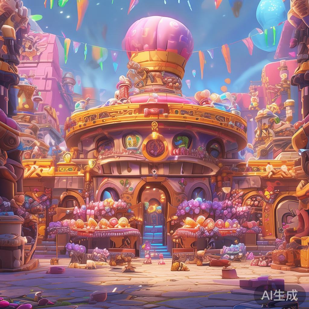 在香肠派对中，糖果中心是一种特殊的互动区域，玩家可