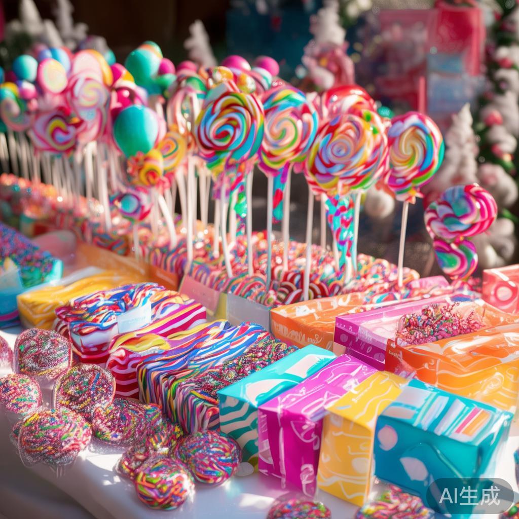 正如题目所示，“糖果”是这场派对中的灵魂。准备多样