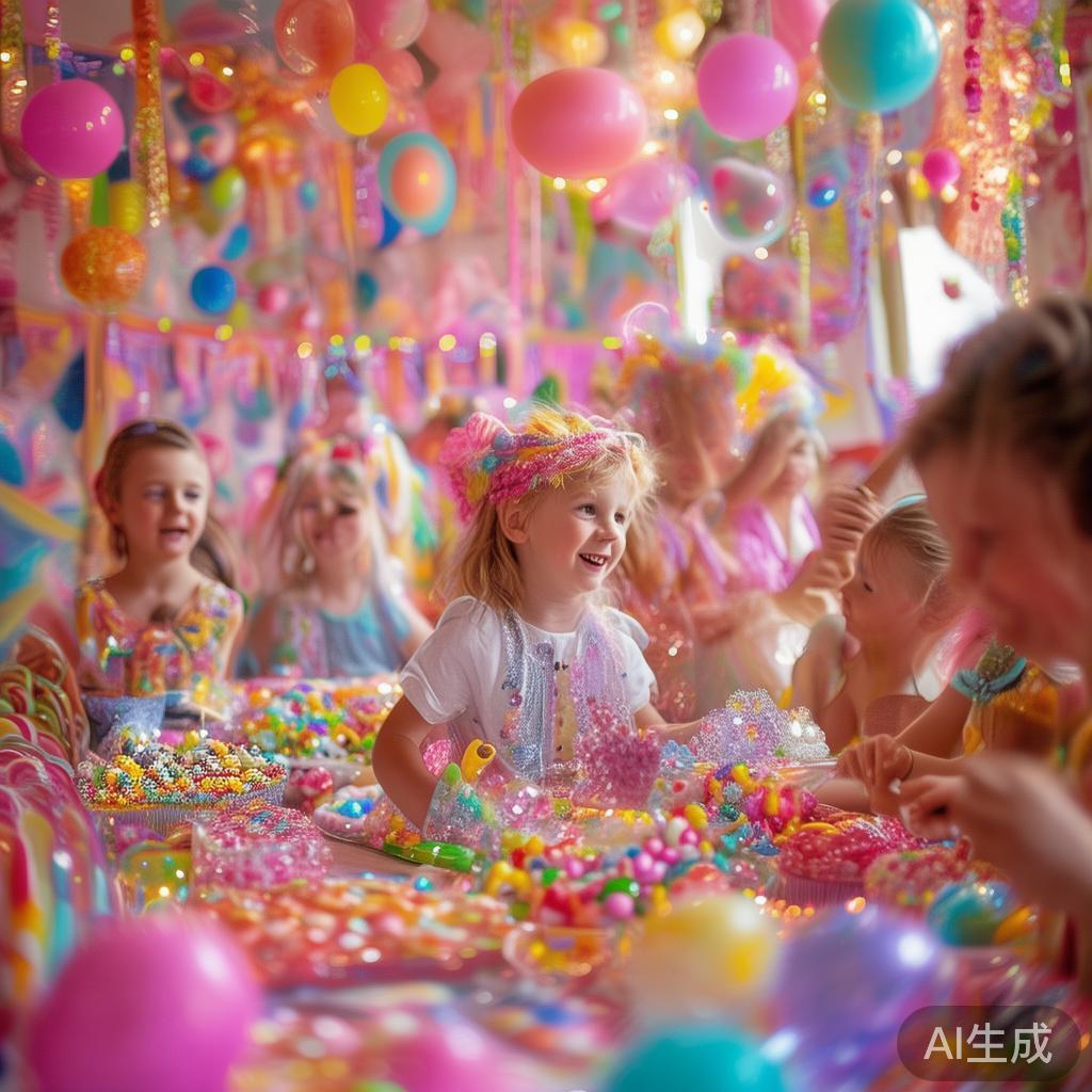 许多家庭和学校会选择举办糖果主题派对，旨在为孩子们