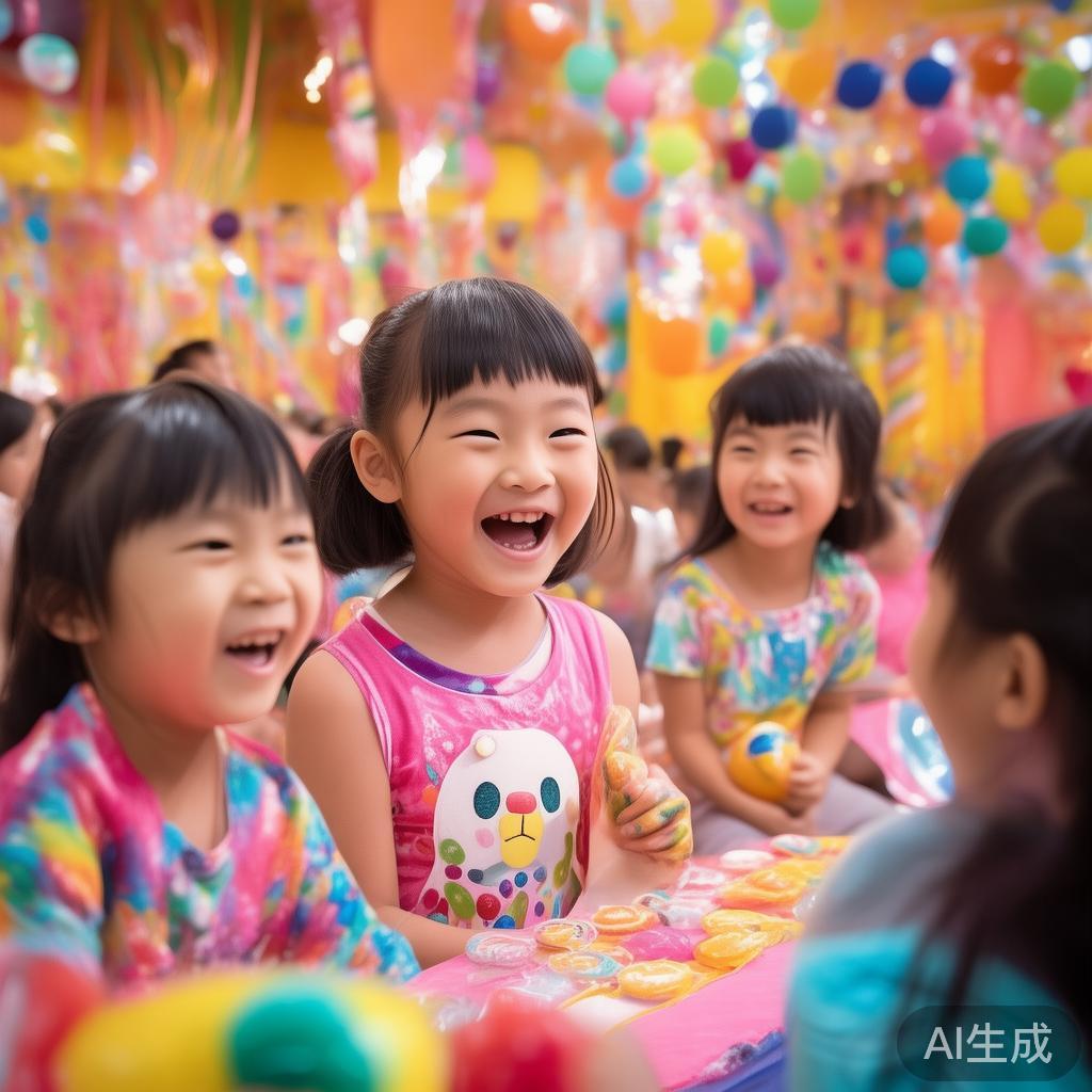 甜蜜童梦:糖果糖果派对的精彩时刻与欢笑回忆 除了丰富的糖果体验,派对中还有丰富多彩的娱乐项目。