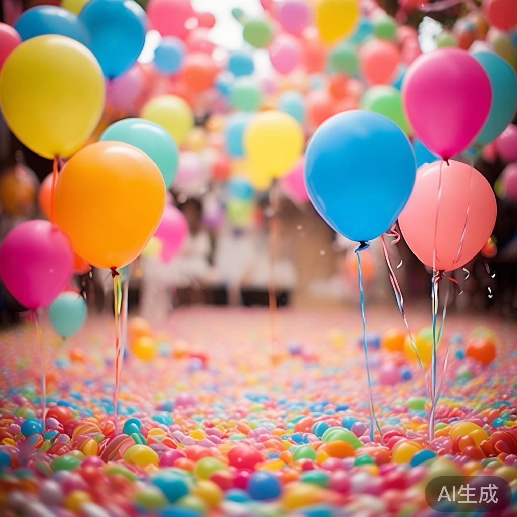 糖果彩球纷呈精彩瞬间：甜蜜糖果派对全场盛宴分享