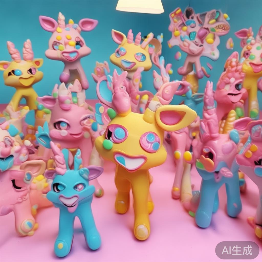 奇幻创意制造工坊：甜蜜糖果小鹿派对的奇妙工厂冒险